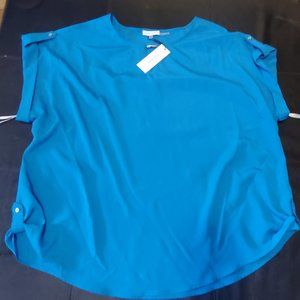 CALVIN KLEIN 2X Woman's Blouse with tags